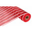 21" Poly Deco Mesh: Deluxe Red/White Stripe