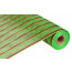 21" Poly Deco Mesh: Deluxe Lime/Red Stripe