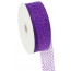 1.5" Deco Flex Mesh Ribbon: Laser Foil Purple