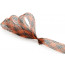 1.5" Deco Flex Mesh Ribbon: Orange/Black Plaid