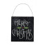 Wooden Christmas Sign: Merry Christmas (6.25 x 7)