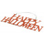 Glitter Words Ornament: Happy Halloween