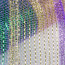 10" Poly Deco Tinsel Mesh: Mardi Gras Stripe