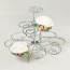 Wire Spiral Cupcake Stand: 3 Tier (Holds 13)