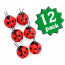 Lady Bugs on Wire Pick: 12