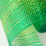 21" Poly Deco Mesh: Green & Lime Metallic OmbrÃ©