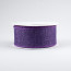 1.5" Royal Faux Burlap Ribbon: Purple (10 Yards)