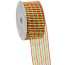 2.5" Basket Weave Mesh Ribbon: Lime/Red/Apple Plaid