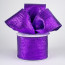 2.5" Metallic LamÃ© Ribbon: Purple (10 Yards)