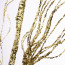 31" Glittered Spiral Pine Spray: Gold