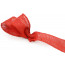 2.5" Burlap Ribbon: Red (10 Yards)