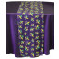 Mardi Gras Fleur De Lis Table Runner: Purple Sheer