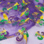 Mardi Gras Fleur De Lis Table Runner: Purple Sheer