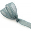 2" Woven Jute Burlap Ribbon: Antique Blue (10 Yards)