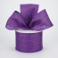 2.5" Metallic Royal Canvas Ribbon: Purple (10 Yards)