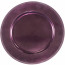 13" Laquer Round Charger Plate: Purple