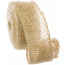 1.5" Jute Burlap Loose Weave Wired Ribbon: Natural (10 Yards)