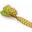 1.5" Lime Green & Red Chevron Stripe Ribbon (50 Yards)