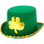 St Patrick's Day Flashing Top Hat