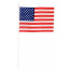 4" x 6" Polyester American Flags (12)