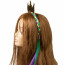 Faux Mardi Gras Hair: Crown Headband With Braid