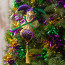 12" Mardi Gras Jester Ball Hanging Ornament