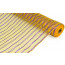 21" Poly Mesh Roll: Gold with Purple Stripe
