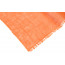 6' Frayed Edge Burlap Fabric Table Runner: Orange