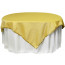Faux Dupioni 54" Square Tablecloth: Gold