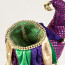 Jester Shoe Decoration: Purple LamÃ©