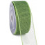 2.5" Poly Deco Mesh Ribbon: Apple & Moss