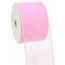 4" Poly Deco Mesh Ribbon: Pink