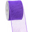 4" Poly Deco Mesh Ribbon: Purple