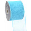4" Poly Deco Mesh Ribbon: Turquoise