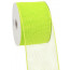 4" Poly Deco Mesh Ribbon: Apple Green