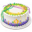Food Safe Mardi Gras Beads & Baby on Crown Cake Toppers (4 Pcs)