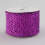2.5" Glitter Diamond Mesh Ribbon: Purple (10 Yards)