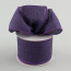 2.5" Royal Faux Burlap Ribbon: Purple (10 Yards)