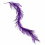 5' Glittered Pine Garland: Purple