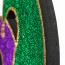 20" Glitter Jester Hat Hanger: Purple, Green, Gold