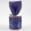 4" Sprinkled Hexagon Glitter Ribbon: Purple, Emerald, Light Gold (10 Yards)