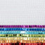 10" Metallic XL Wide Foil Border Mesh: Rainbow