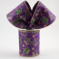 4" Mardi Gras Crowns Ribbon: Purple (10 Yards)