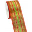 4" Poly Deco Mesh Ribbon: Premium Holiday Stripe