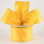 2.5" Large Glitter Ribbon: Yellow (10 Yards)
