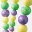 29" Graduated Ball Spray: Yellow, Lime Green, Lavender 
