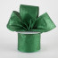 2.5" Shimmer Glitter Ribbon: Emerald Green (10 Yards)