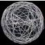 3" Wire Balls: Silver (6)
