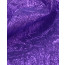 Crushed Metallic Lamé Fabric Roll: Purple