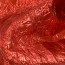 Crushed Metallic Lamé Fabric Roll: Red